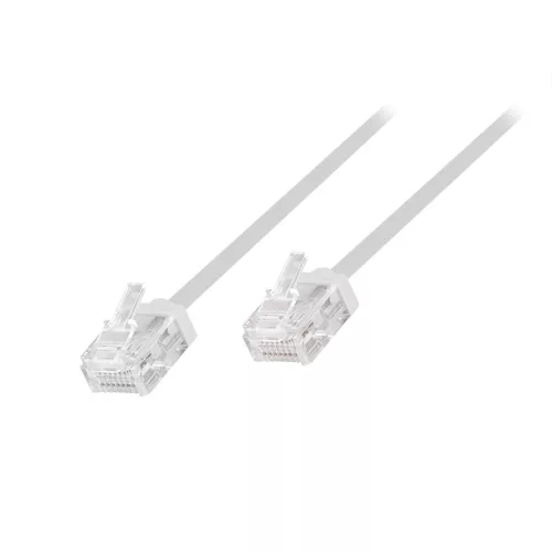 Logilink Cat.6A Slim High-Flex patch kábel fehér 0,15 m (CQ3001U)