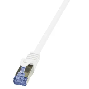   LogiLink Patch kábel PrimeLine, Cat.6A, S/FTP, fehér, 1 m (CQ3031S)