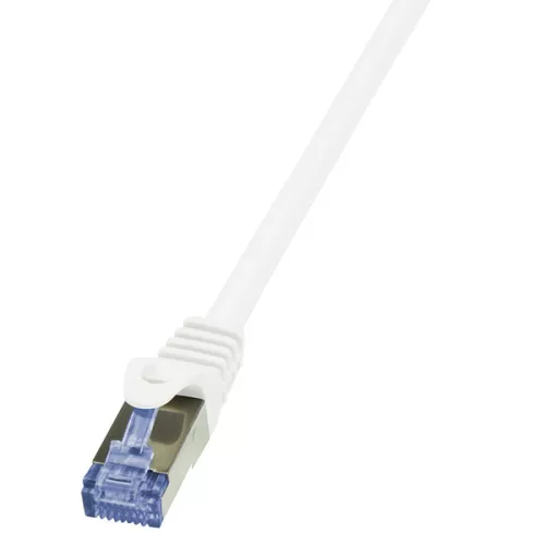 LogiLink Patch kábel PrimeLine, Cat.6A, S/FTP, fehér, 2 m (CQ3051S)