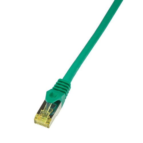 Logilink Patch kábel, GHMT tanúsítvánnyal, Cat.6A, S/FTP, zöld, 2 m