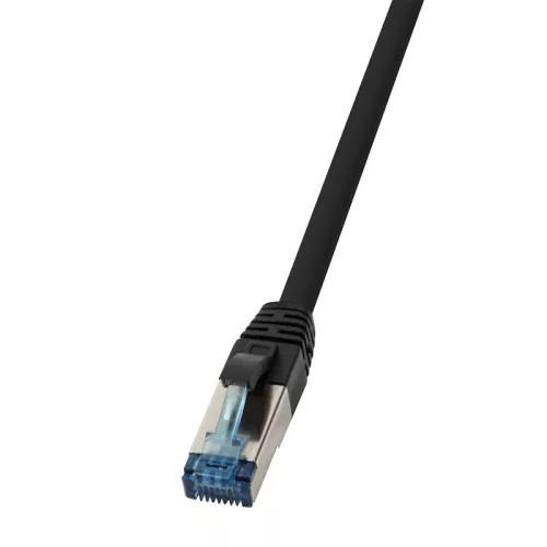 Logilink Patch kábel, PUR, Cat.6A, S/FTP, fekete, 40 m (CQ6135S)