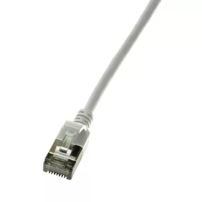   Logilink Patch kábel SlimLine, Ultraflex, Cat.6A, U/FTP, szürke, 5 m (CQ9072S)
