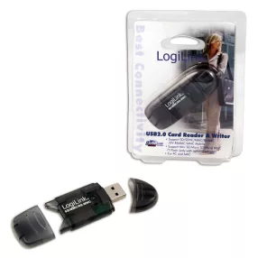   LogiLink SD/MMC kártyaolvasó, USB 2.0 külső stick (CR0007)