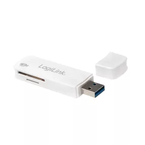   Logilink USB 3.0 kártyaolvasó, SD/microSD-hez, fehér (CR0034A)