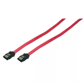   LogiLink SATA kábel, SATA/M - SATA/M, 6 Gbps, piros, 0,9 m (CS0008)