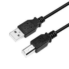   Logilink USB 2.0 kábel, USB-A/M - USB-B/M, fekete, 3 m (CU0008B)