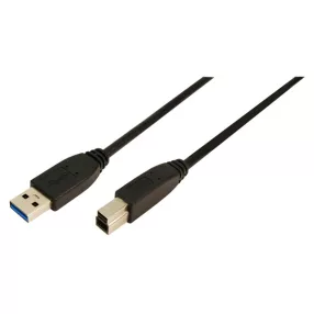   LogiLink USB 3.0 Csatlakozó kábel  A->B 2x male 2.00 méter (CU0024)