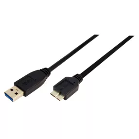  LogiLink USB 3.0 csatlakozó kábel A->B Micro 2x apa 0.6 m (CU0037)