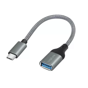   Logilink USB 3.2 Gen1 Type-C adapter, C/M-USB-A/F, OTG, alumínium, 0,15 m (CU0106)