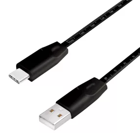   Logilink USB 2.0 Type-C kábel, C/M-USB-A/M, metrikus lenyomat, 1 m (CU0157)