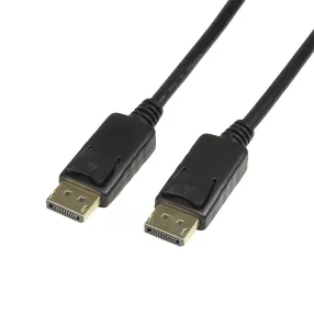   LogiLink DisplayPort kábel, DP/M-DP/M, 4K/60 Hz, fekete, 10 m (CV0077)