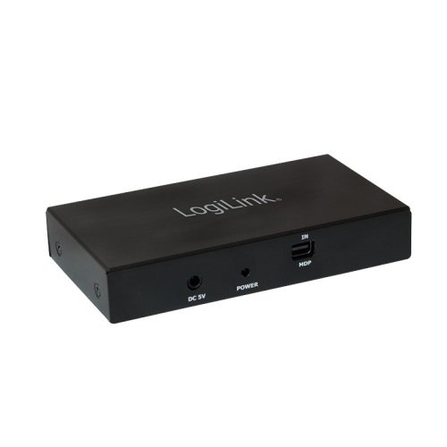 Logilink DisplayPort elosztó, 1x2 port, 1x mini DP - 2x HDMI, 4K/30 Hz, HDCP