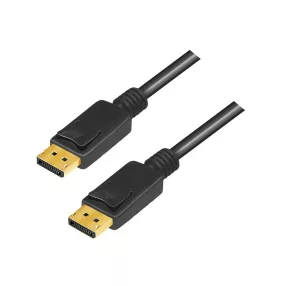   Logilink DisplayPort kábel, DP/M-DP/M, 8K/60 Hz, fekete, 5 m (CV0139)