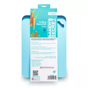   Baker's Secret DA00986 Baker's Secret - 4 darabos vágódeszka szett - 38 x 29 cm