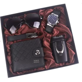   DA01211 Ajándék szett férfiaknak díszdobozban - 26 x 22 x 4,5 cm - fekete