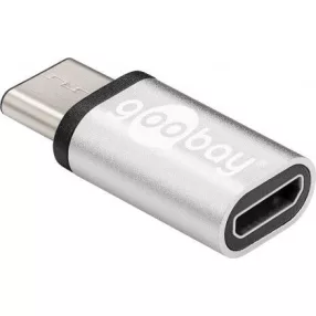 Goobay 56636 USB-C  - USB 2.0 Micro-B adapter, ezüst