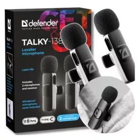 Defender Csíptetős mikrofon Talky-138