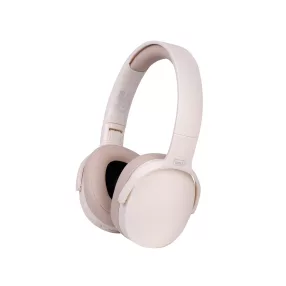   Trevi DJ 12E45 BT CREAM Digitális sztereó Bluetooth DJ fejhallgató, beépített médialejátszóval és FM rádióval