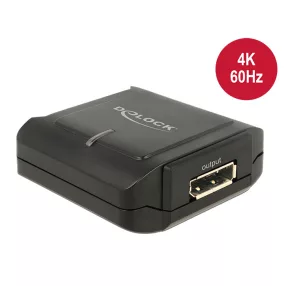 Delock Displayport 1.2 ismétlő 4K 60 Hz (DL-11464)
