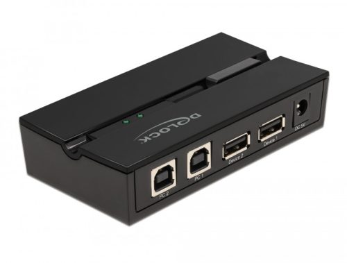 Delock USB 2.0 kapcsoló 2 személyi számítógép - 2 eszköz