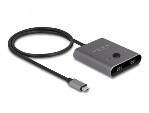 Delock USB 10 Gbps USB Type-C  kapcsoló 2 az 1-ben Kétirányú 8K