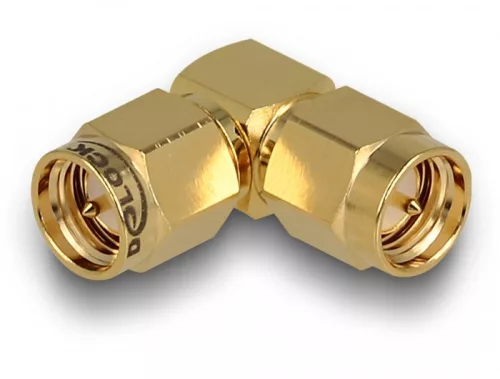 Delock Adapter SMA-dugó apa SMA-dugó 90 (DL-12020)