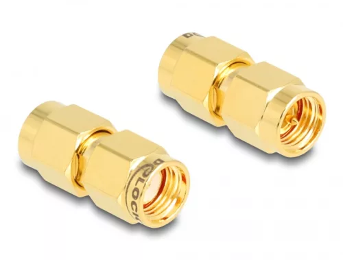 Delock Adapter RP-SMA-dugó apa SMA-dugó C6801 (DL-12105)