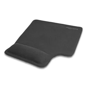   Delock Ergonomikus egérpad gél csuklótámasszal balkezes fekete (DL-12111)