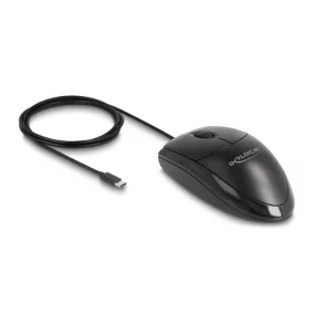 Delock Optikai USB Type-C  egér   Silent (DL-12114)