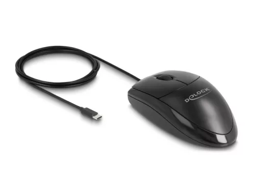 Delock Optikai USB Type-C  egér   Silent (DL-12114)