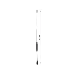   Delock TETRA BOS antenna 380 - 410 MHz 2,5 dBi 52,2 cm-es, csavaros  rögzítésű, irányítatlan Delock (DL-12438)