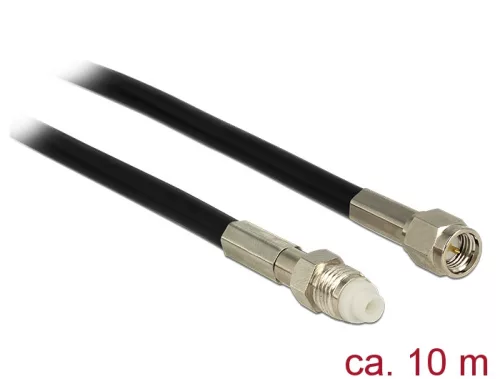 Delock Antenna Kábel FME Jack > SMA Plug RG-58 10 m (DL-12451)