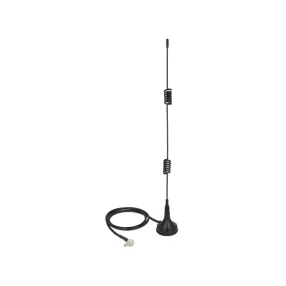   Delock LTE antenna TS-9 dugó 2 - 3 dBi mindenirányú mágneses alapon fixen fekete (DL-12480)