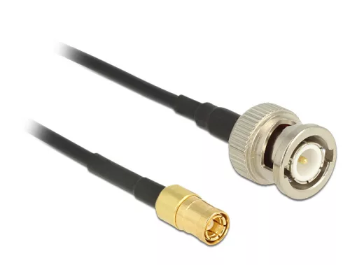 Delock Antenna Kábel BNC Plug > SMB Plug RG-174 2 m (DL-12497)