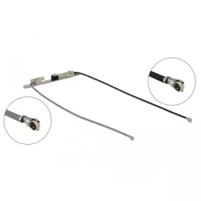   Delock WLAN ikerantenna, 2 x MHF  4L csatlakozódugó 802.11 ac/a/h/b/g/n, 1,12 - 3,18 dBi 1.13 , 36 c (DL-12551)