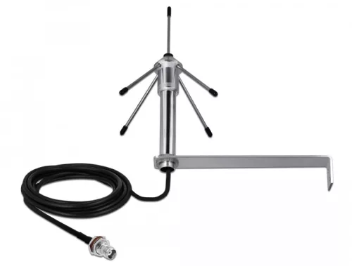 Delock LPWAN 868 MHz Antenna TNC-hüvely 3 dBi mindenirányban rögzíthető, csatlakozó kábellel RG-58 C (DL-12564)