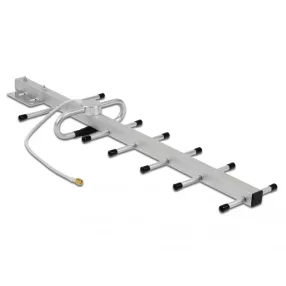   Delock LPWAN 806 - 896 MHz Yagi antenna SMA-dugó 10 dBi irányított, rögzített, kültéri fali és állít (DL-12569)