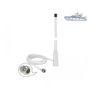   Delock WLAN 802.11 b/g/n Marina Antenna N anya 10 dBi 110,5 cm rögzített kötetlen irányú kapcsolódó (DL-12576)