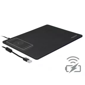   Delock USB egérpad vezeték nélküli töltő funkcióval (DL-12595)