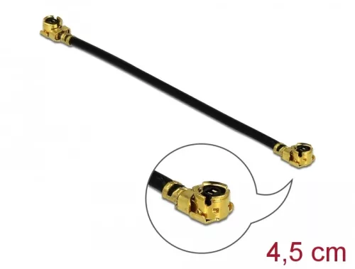 Delock Antenna kábel MHF  I-dugó apa MHF  I-dugó 1,13 4,5 cm (DL-12605)