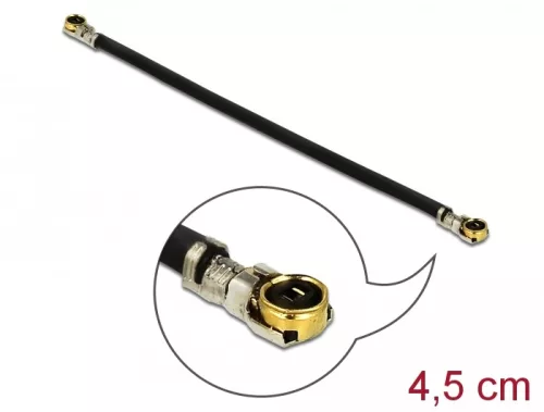 Delock Antenna kábel MHF  I-dugó apa MHF  I-dugó 1,13 4,5 cm (DL-12607)