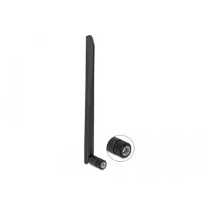   Delock 5G 3,4 - 3,8 GHz antenna SMA apa 5 dBi 20 cm hosszú kétirányú billenő csatlakozással hajlékon (DL-12638)