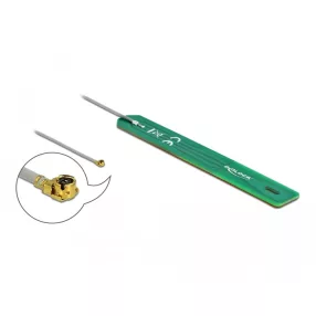   Delock LPWAN Antenna 880 - 960 MHz MHF  I csatlakozódugó 2 dBi 1.13 7,5 cm-es NYÁK-lap, belső öntapa (DL-12692)