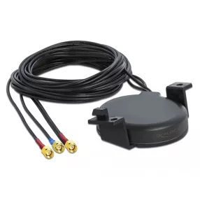   Delock LTE MIMO GNSS antenna 3 db. SMA apa RG-174, 3 m hosszú, csavarmenetes (DL-12700)