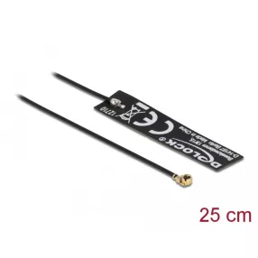   Delock GNSS BEIDOU GALILEO GLONASS GPS L1 L2 L5 antenna MHF  I kompatibilis csatlakozó felülettel 0 (DL-12710)