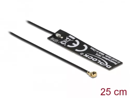 Delock GNSS BEIDOU GALILEO GLONASS GPS L1 L2 L5 antenna MHF  I kompatibilis csatlakozó felülettel 0 (DL-12710)