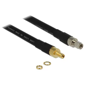   Delock antenna kábel SMA dugó > SMA Jack CFD400 LLC400 0,4 m alacsony veszteségű (DL-13004)