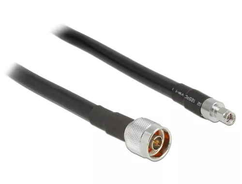 Delock Antennakábel N-dugó > RP-SMA-dugó CFD400 LLC400, 2 m, alacsony veszteség (DL-13020)