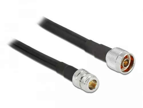 Delock Antennakábel N-dugó > N-hüvely CFD400 LLC400 , 10 m, alacsony veszteség vízhatlan (DL-13029)