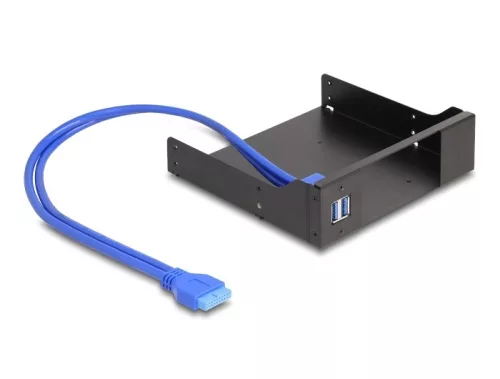 Delock 5.25  fém beszerelési keret USB 5 Gbps Hub-bal Slim Bay Mobile Rack-hez (DL-18006)